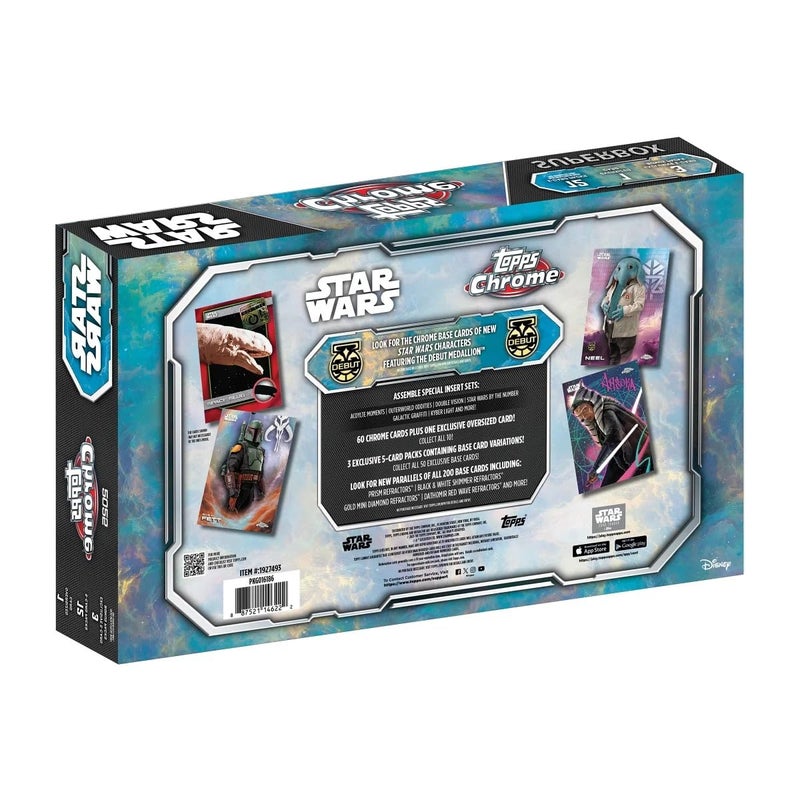 Topps 2025 Topps Chrome Star Wars SuperBox Trading Card Box - Image 5